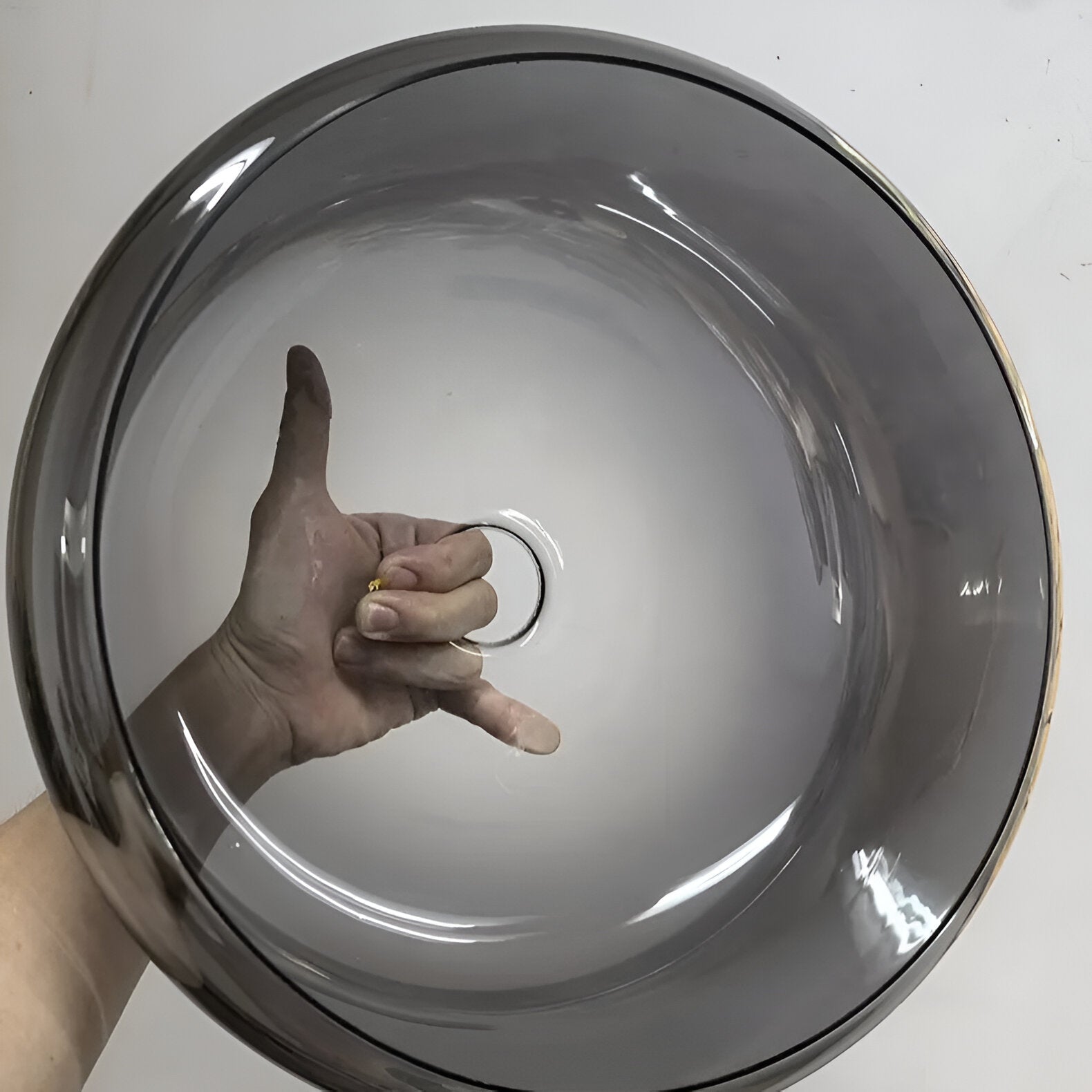 Retro Modern Glass LED Pendant Light Hand-Blown Trio with Adjustable Cord