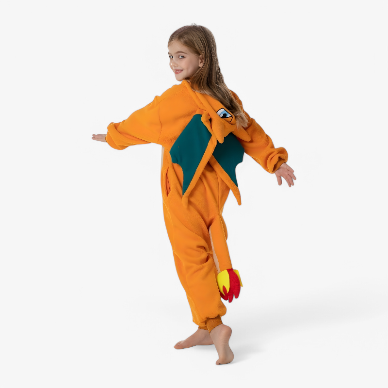 Children’s Dragon Dress-Up Onesie Fantasy Play Costume