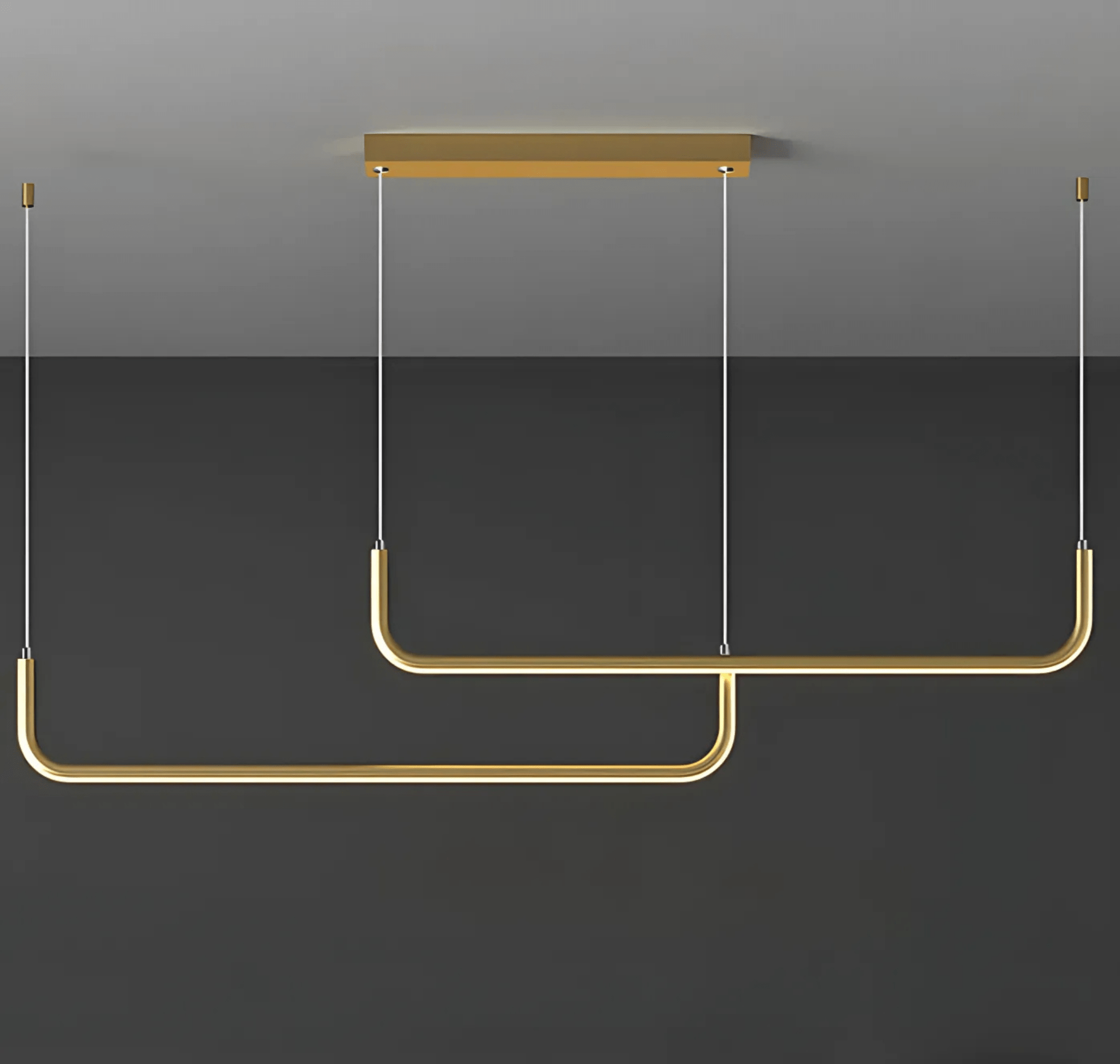 Sleek Modern Pendant Light Adjustable LED for Kitchen & Dining