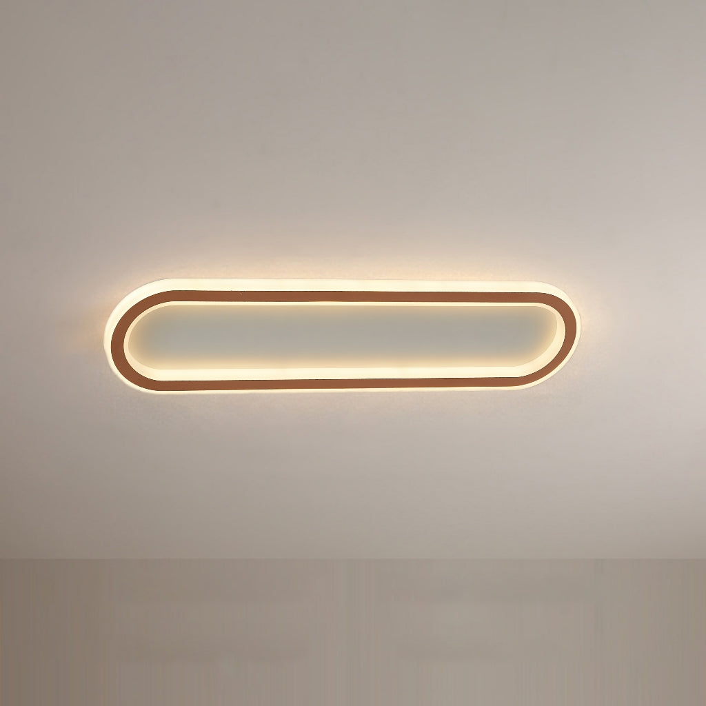 Minimalist Rectangular Flush Mount Ceiling Light Modern LED