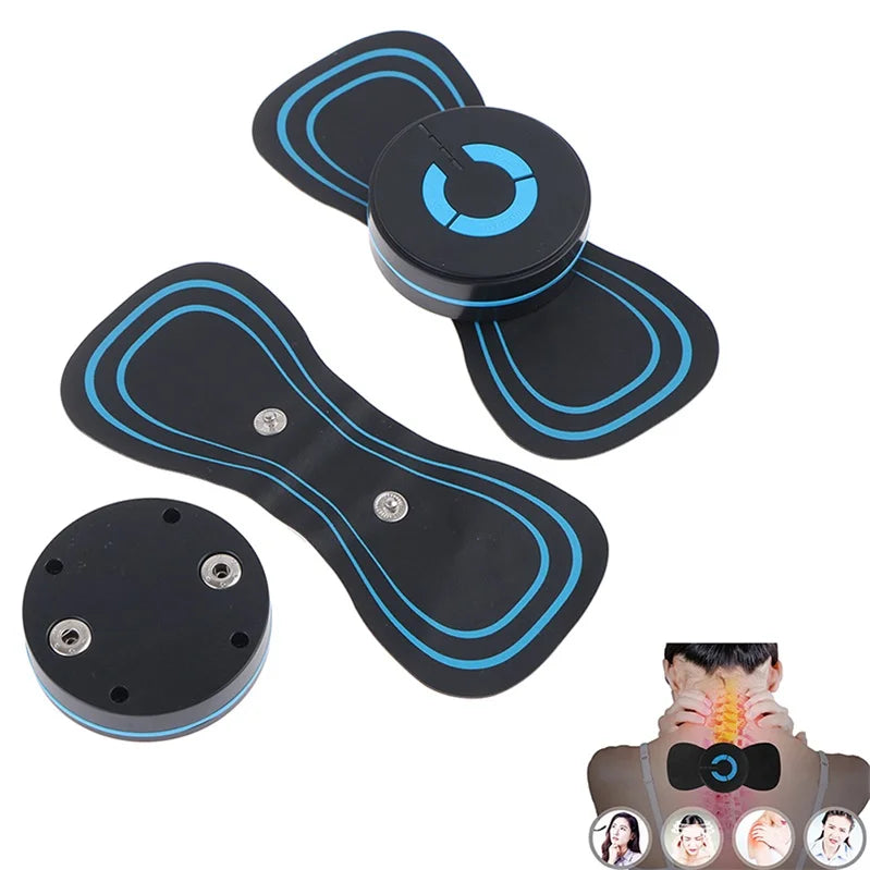 Wireless muscle stimulating massage device with microcurrent technology