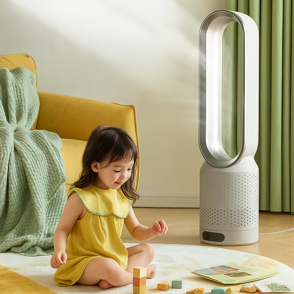 AirPure 3-in-1 air cooler, UV air purifier and ionizer