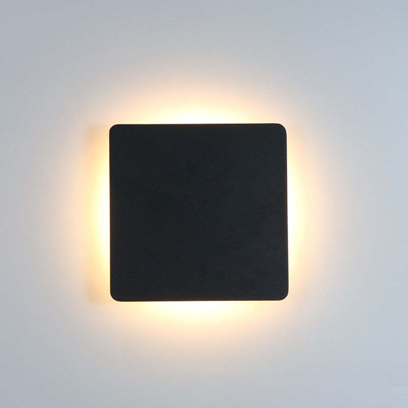 Modern Outdoor Wall Light Compact LED Uplight & Downlight