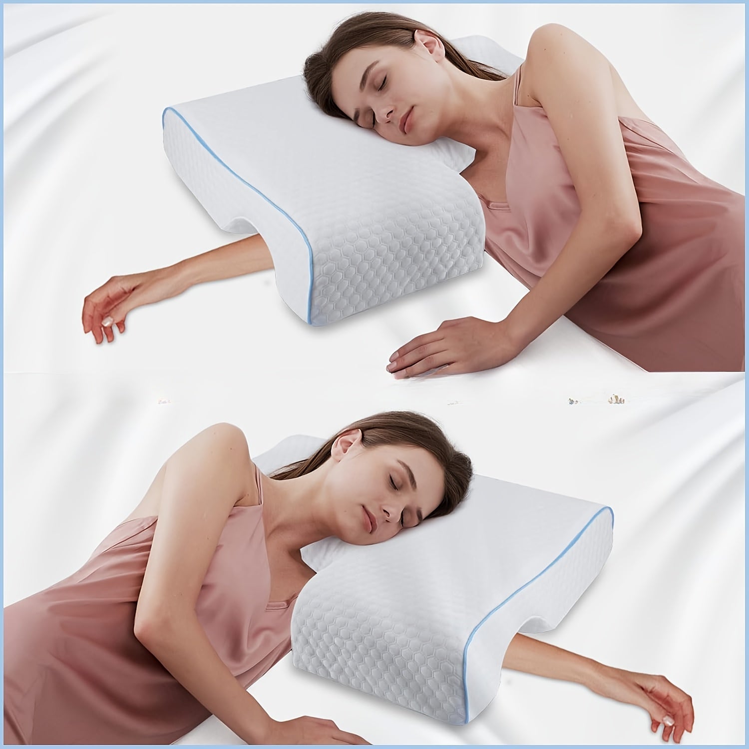 Comfort Side Sleeper Cushion – Soft Design for Neck, Shoulder & Back