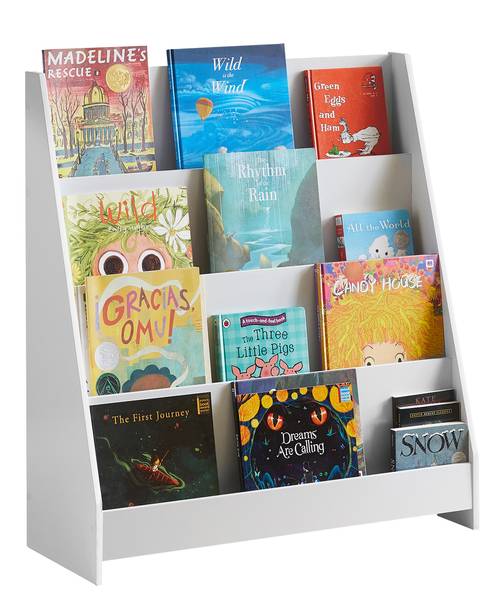 Kinderboekenrek met 4 Vakken – Zelfstandig Opruimen wordt Leuk!
