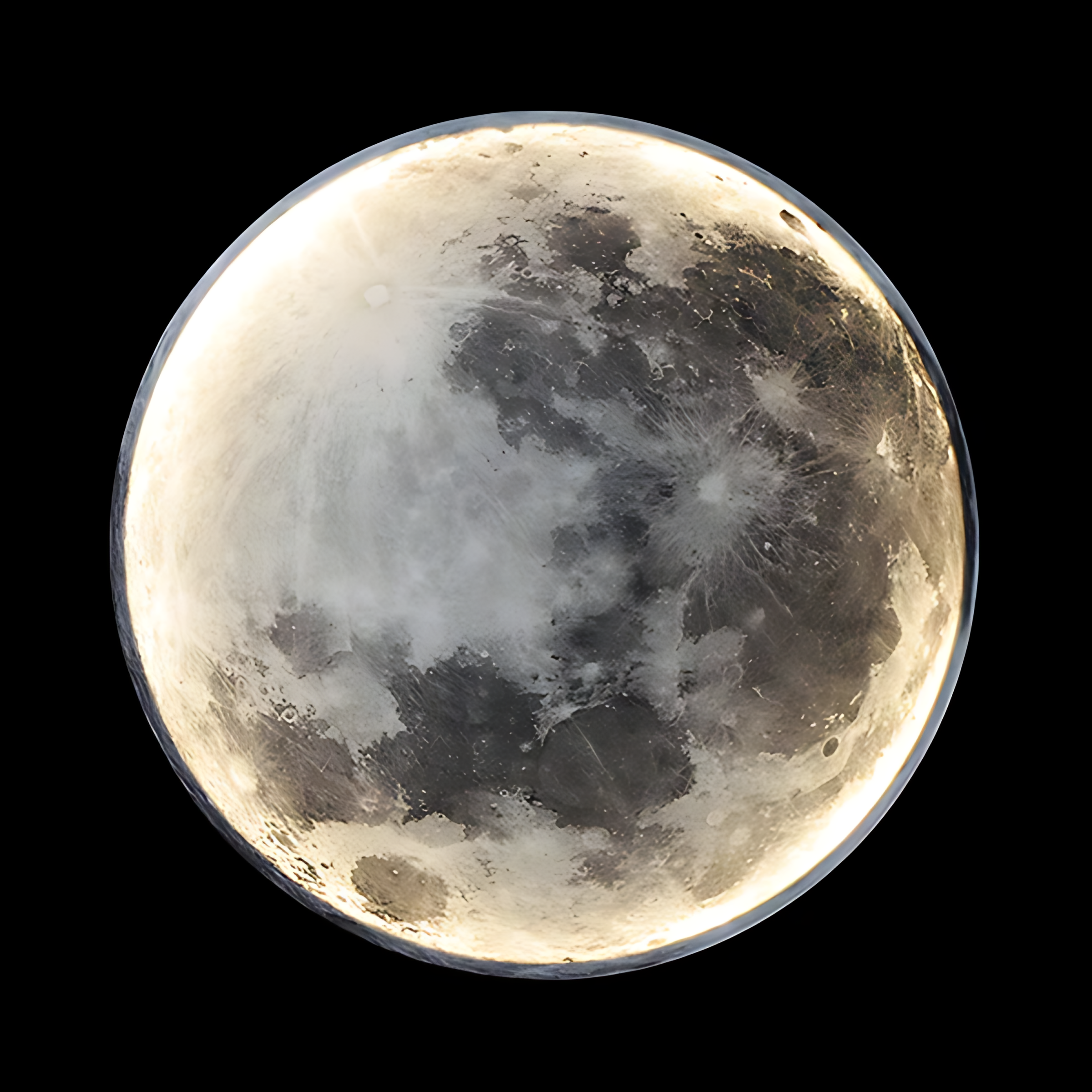 Radiant nights moon lamp – Magical moonlight for your wall