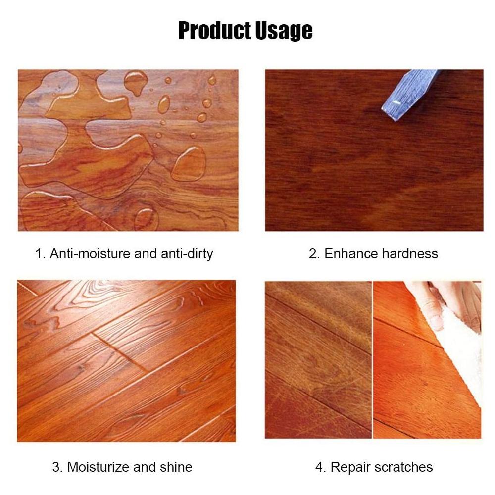 Premium Floor & Furniture Restoring Wax Scratch Remover & Shine Enhancer