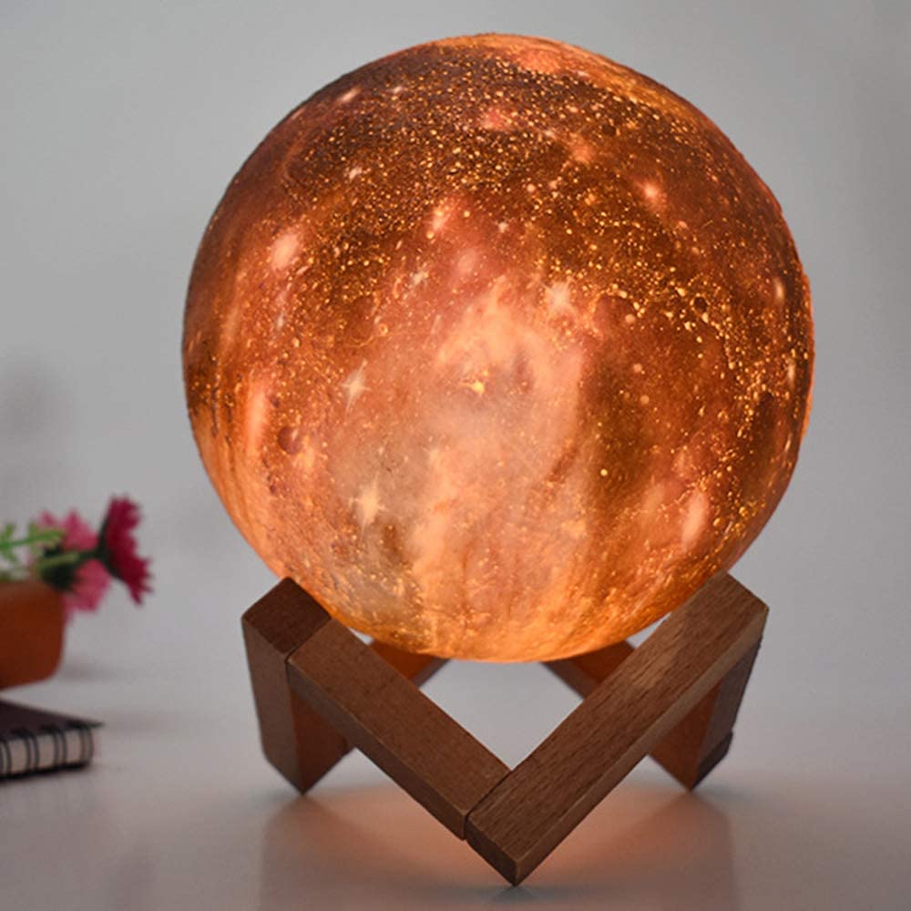 Galaxy Moon Night Light 3D Lunar Glow with Remote Control