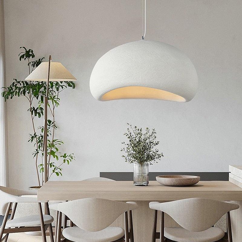 Japanese-Inspired Pendant Light Modern Ceiling Light with Organic Design