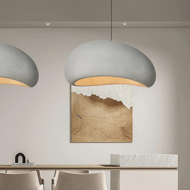 Japanese-Inspired Pendant Light Modern Ceiling Light with Organic Design