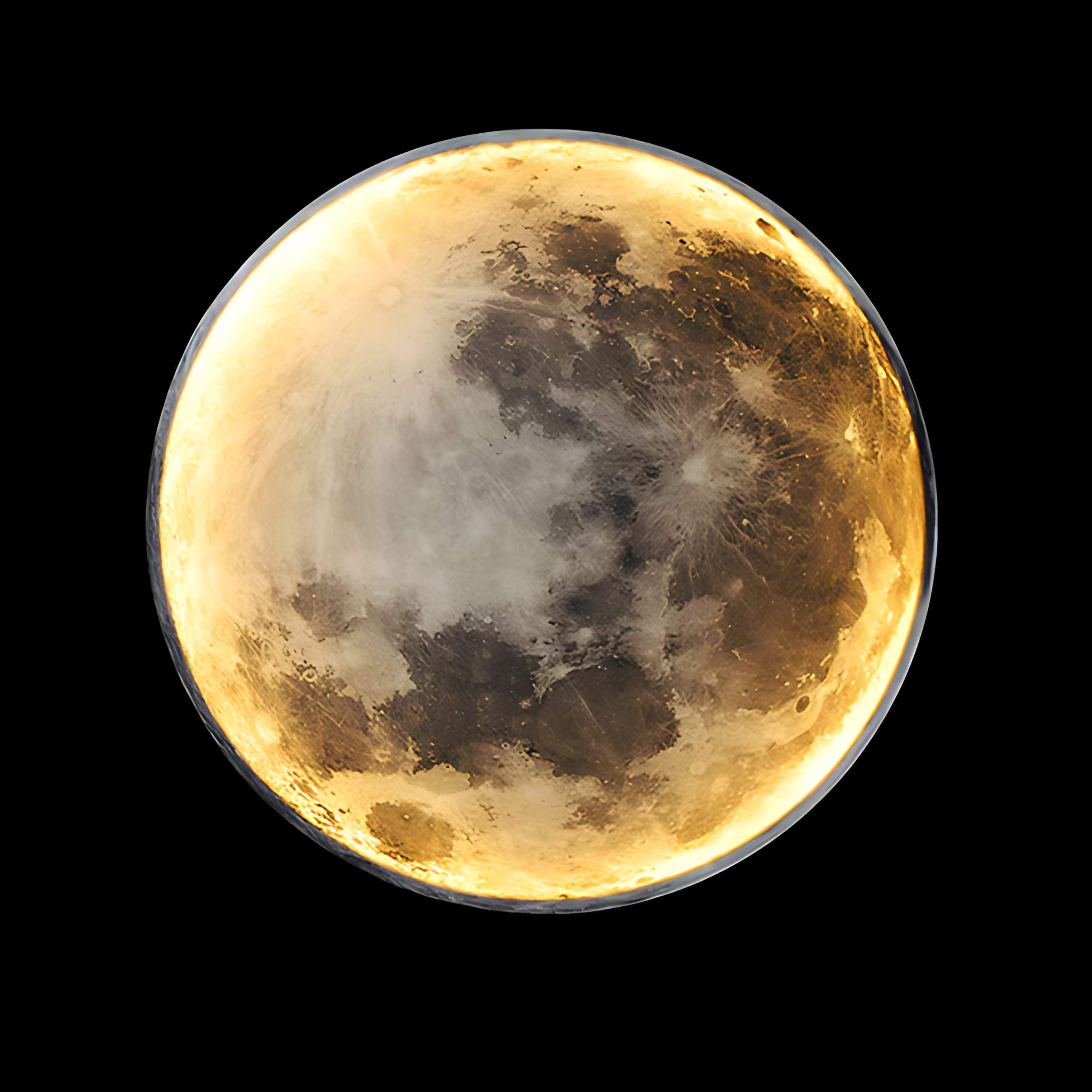 Radiant nights moon lamp – Magical moonlight for your wall