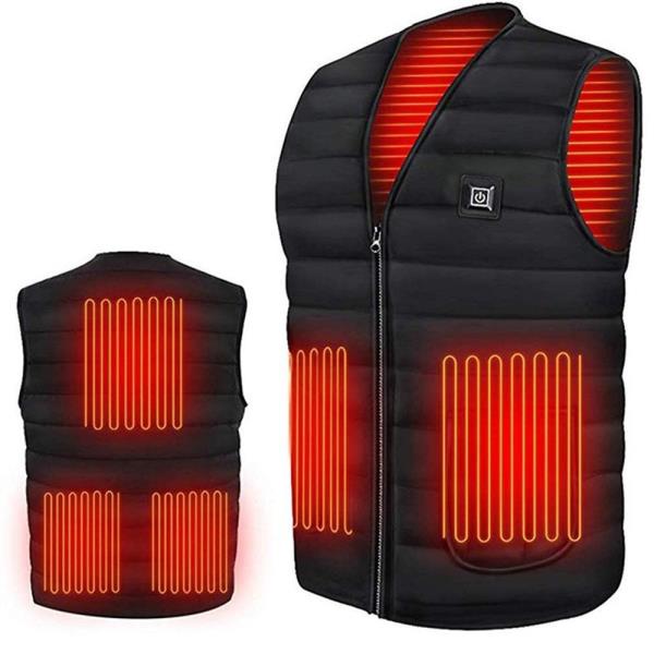 Heated Vest with 3 Heat Levels Unisex Adjustable Warmth