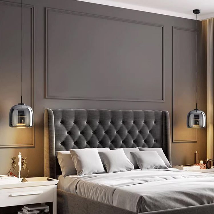 Pendant Light with Elegant Black Glass for Stylish Lighting Accents