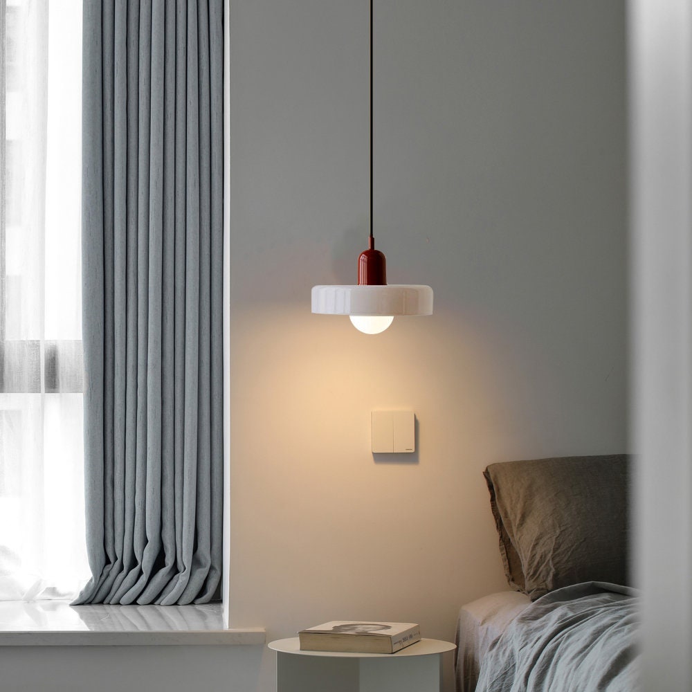 VitraLumo Gekleurde Glaslamp in Bauhaus Stijl