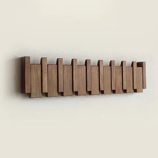 Nubil Wooden Coat Rack – Wall-Mounted Piano Style Hanger