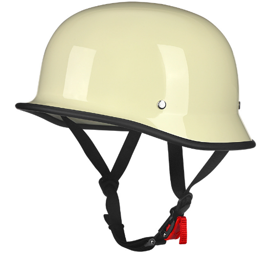 Superior Half Shell Motorcycle Helmet Sturdy Well-Crafted Design