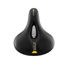 Bicycle saddle with suspension
