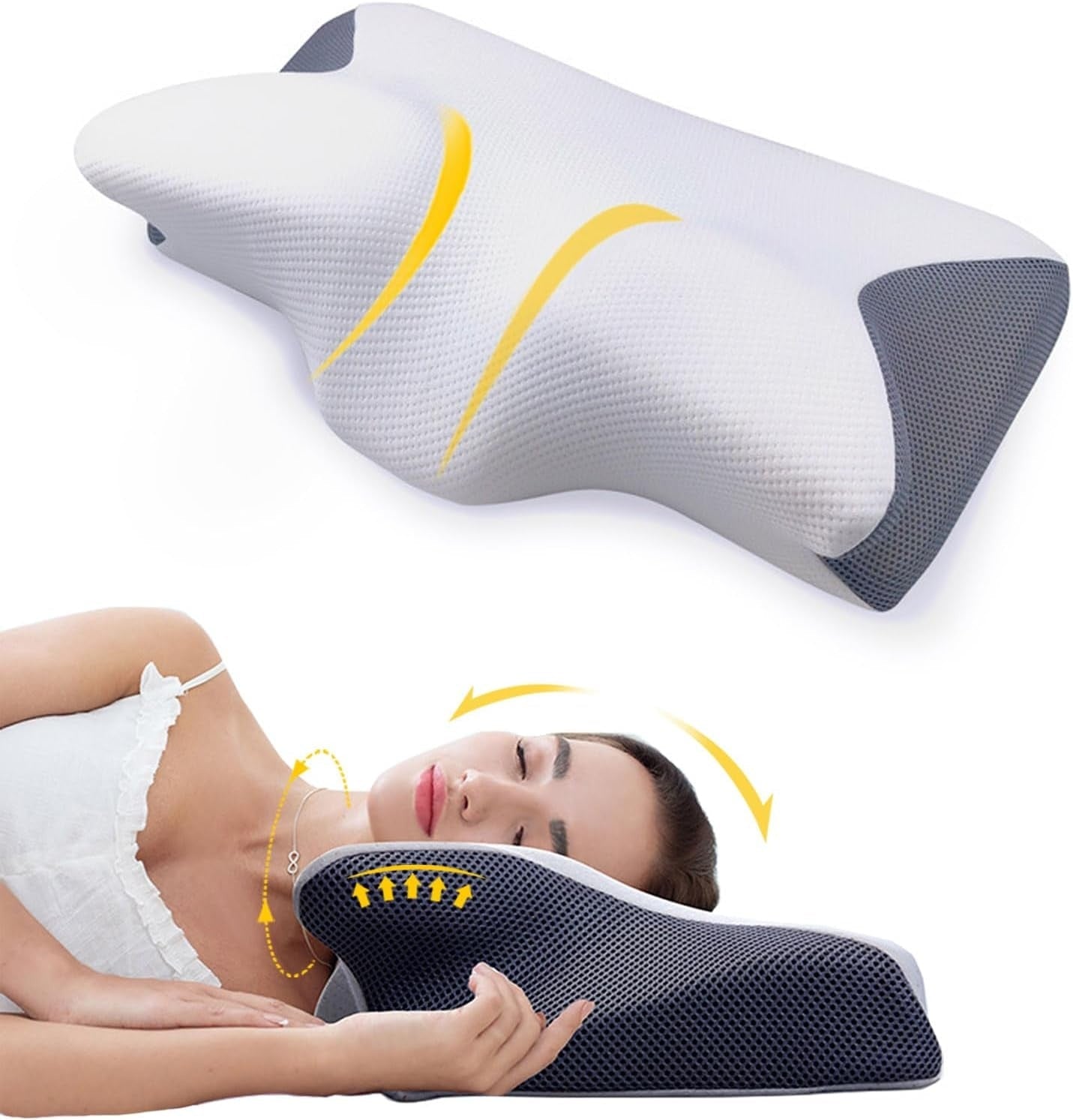 Contour Memory Sleep Foam Pillow for Better Sleep
