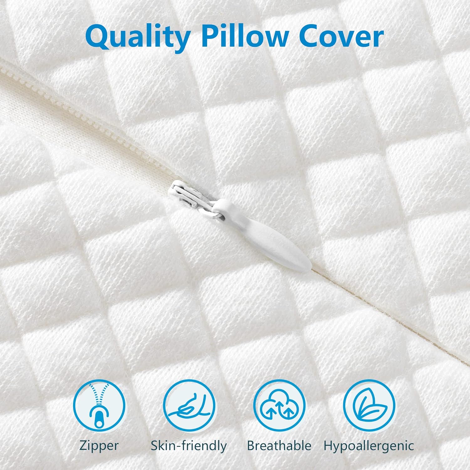 Slow Rebound Memory Foam Pillow Dual Height Support