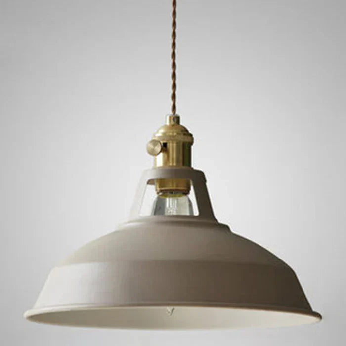 Retro Industrial Pendant Light Adjustable Hanging Fixture for Living Areas
