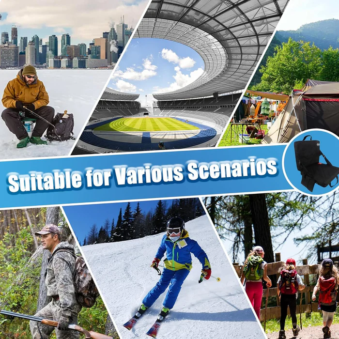 Foldable Heated Seat Cushion with 3-Level Temperature Control