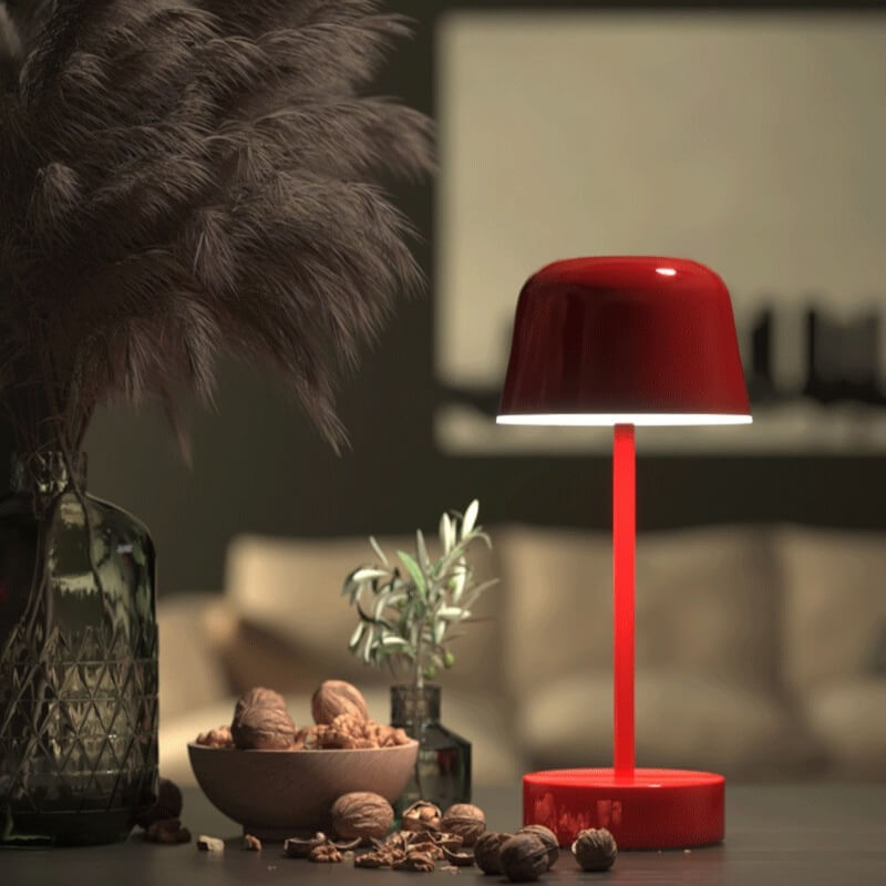 Pulse Flare Modern Wireless Rechargeable LED Table Lamp for Living Room