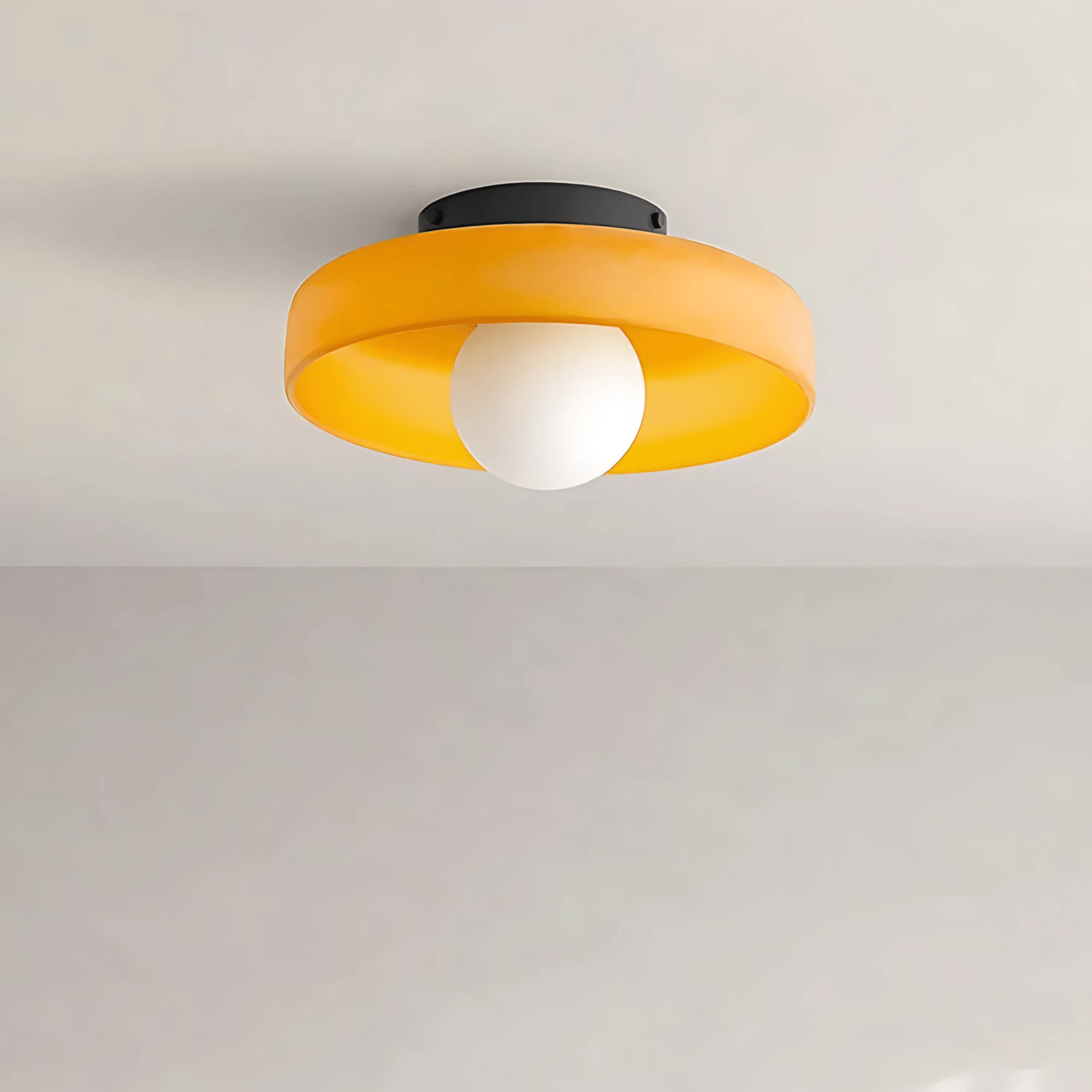 Contemporary Circular Ceiling Light Versatile Wall & Ceiling Fixture