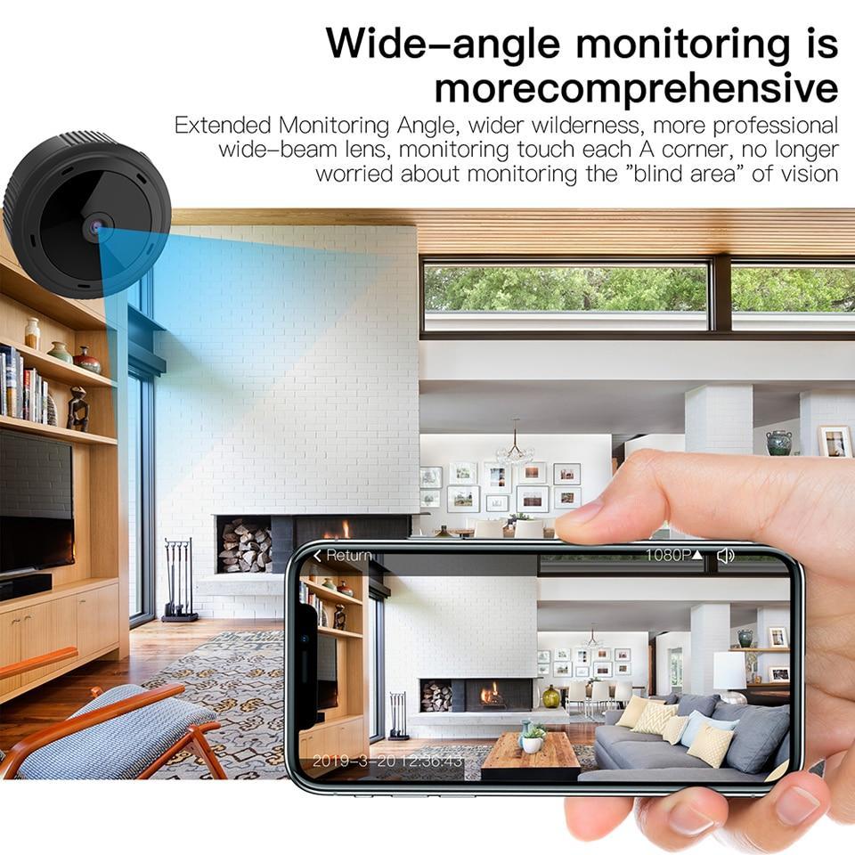 Mini WiFi Security Camera Night Vision & Motion Detection