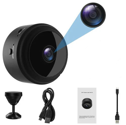 Mini WiFi Security Camera Night Vision & Motion Detection