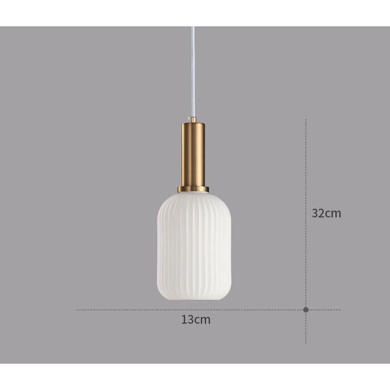 Vitralia Hanglamp van Gekleurd Glas in Retrostijl