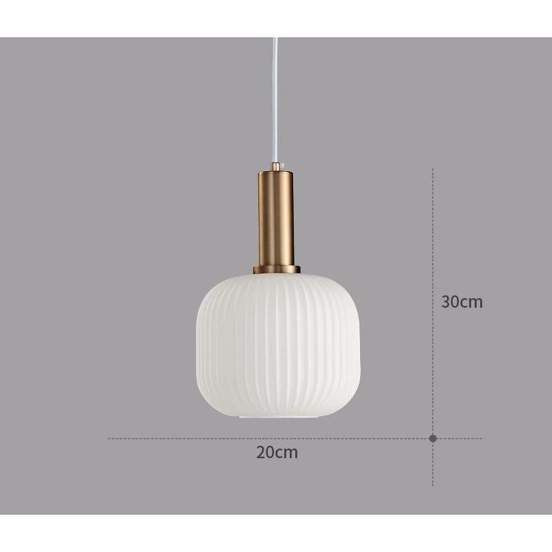 Vitralia Hanglamp van Gekleurd Glas in Retrostijl