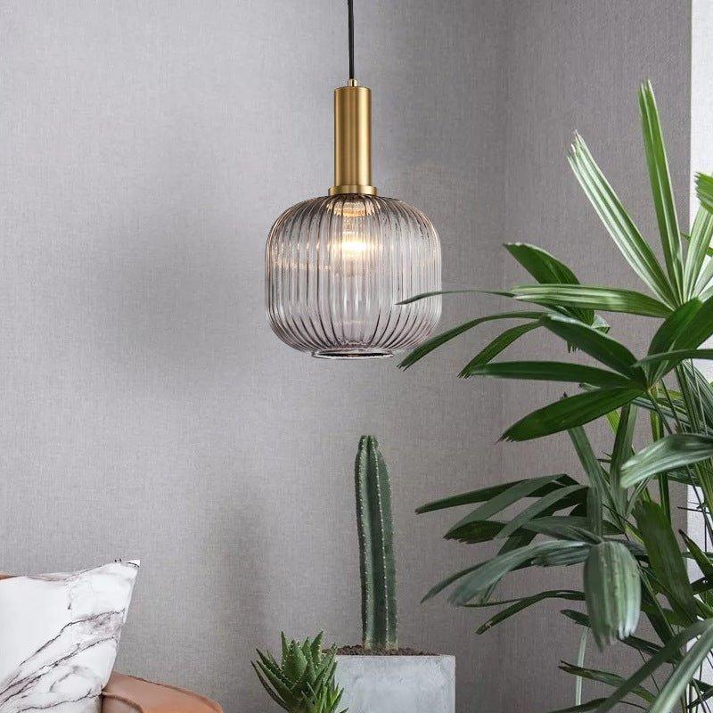 Vitralia Hanglamp van Gekleurd Glas in Retrostijl