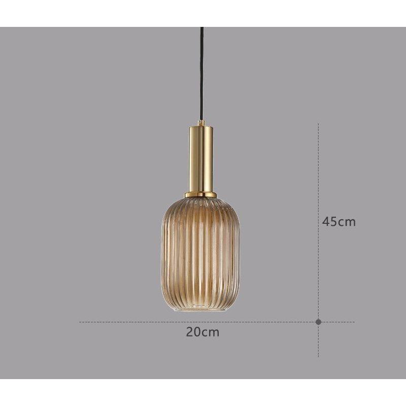 Vitralia Hanglamp van Gekleurd Glas in Retrostijl