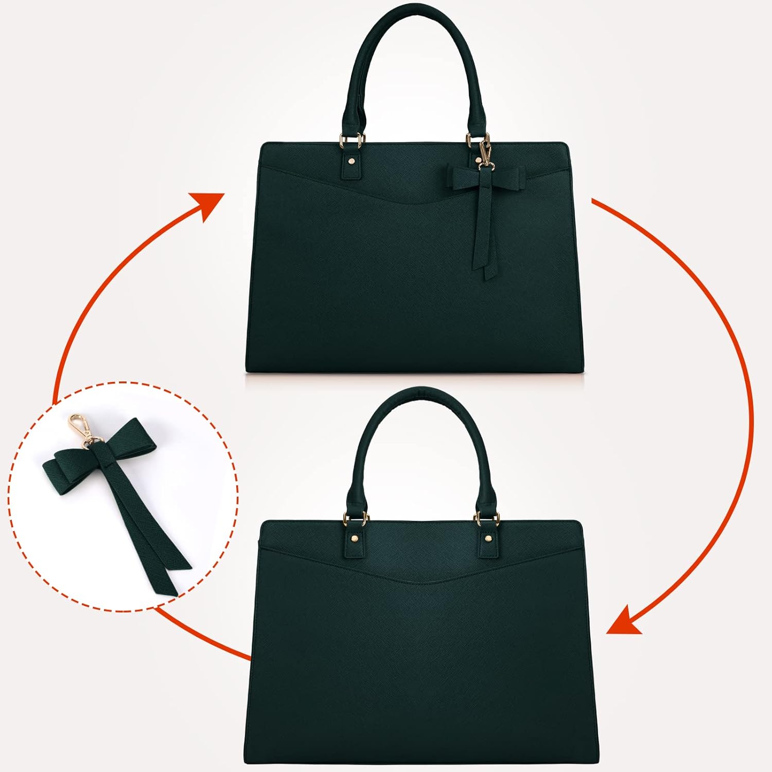 Women’s Work Laptop Tote Bag with Organised Multi-Compartment Layout