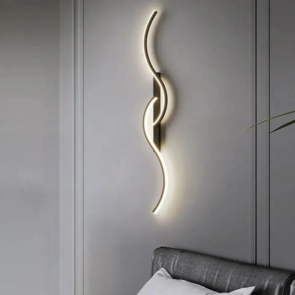 Ambient lighting strips for stylish bedroom decoration