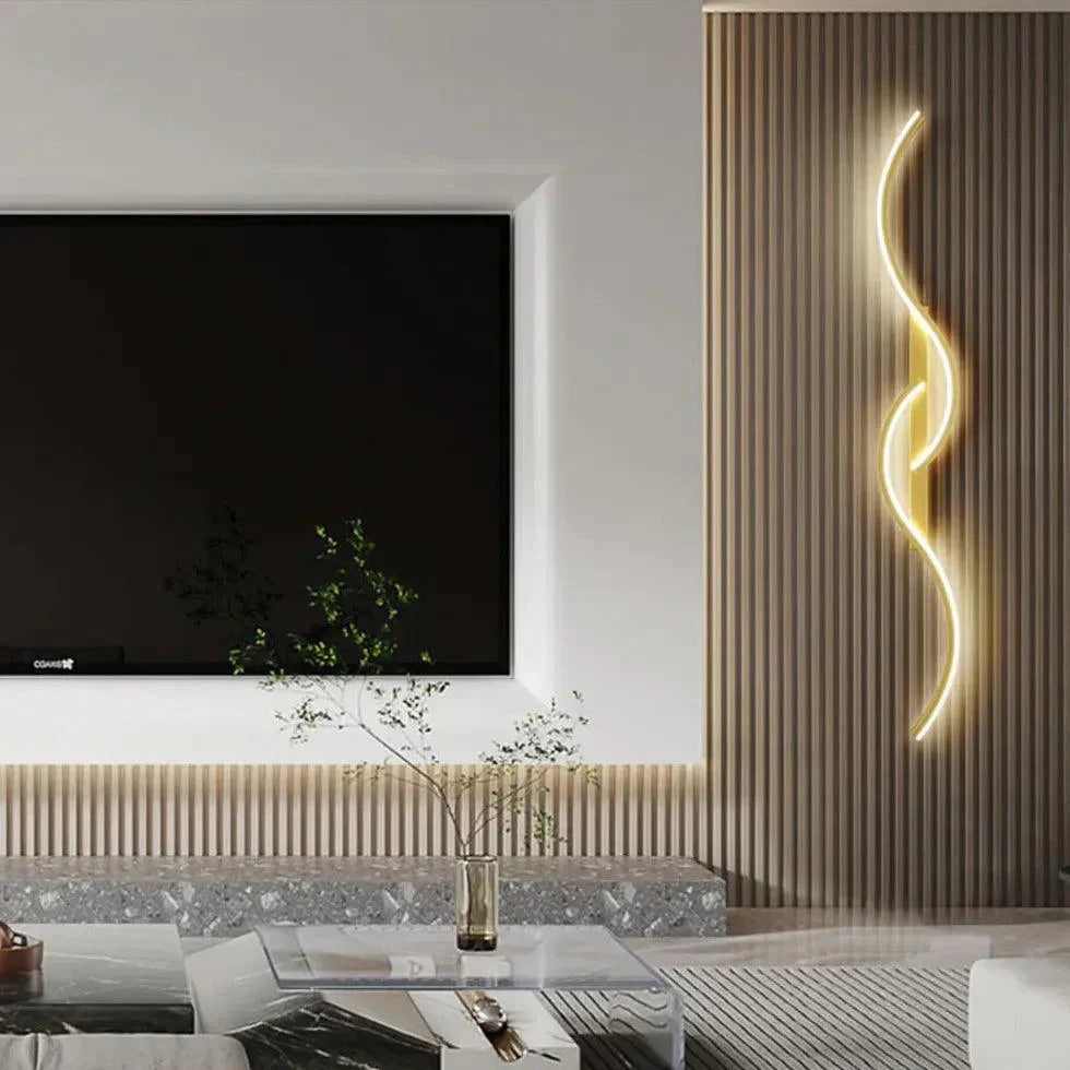 Ambient lighting strips for stylish bedroom decoration