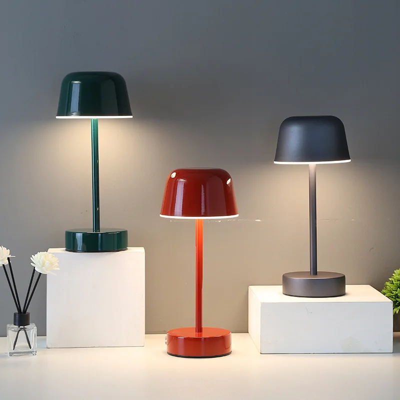 Pulse Flare Modern Wireless Rechargeable LED Table Lamp for Living Room