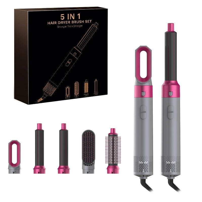 Multistyler with hairdryer function and attachments