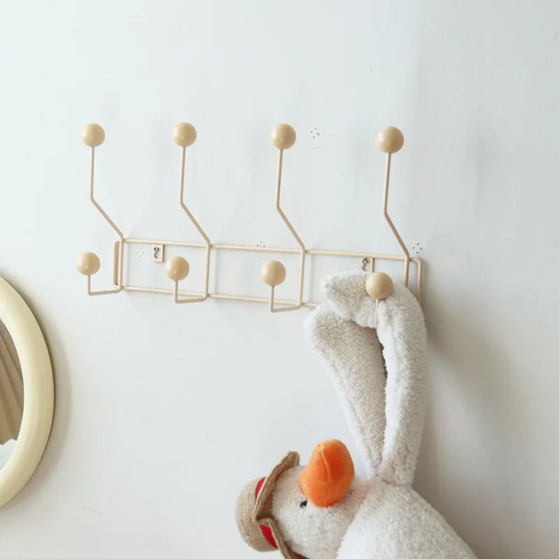 Minimalist Ball Hook Rack Elegant Wall-Mounted Organizer