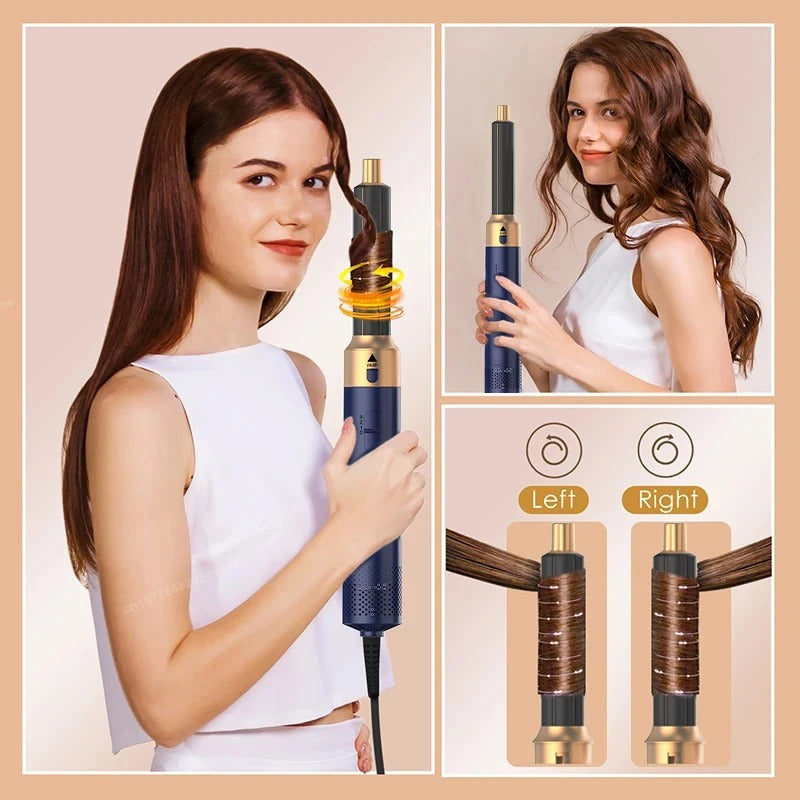 Multistyler with hairdryer function and attachments
