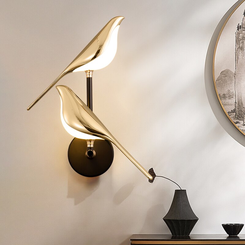 LumiVogel wall lamp bird shape