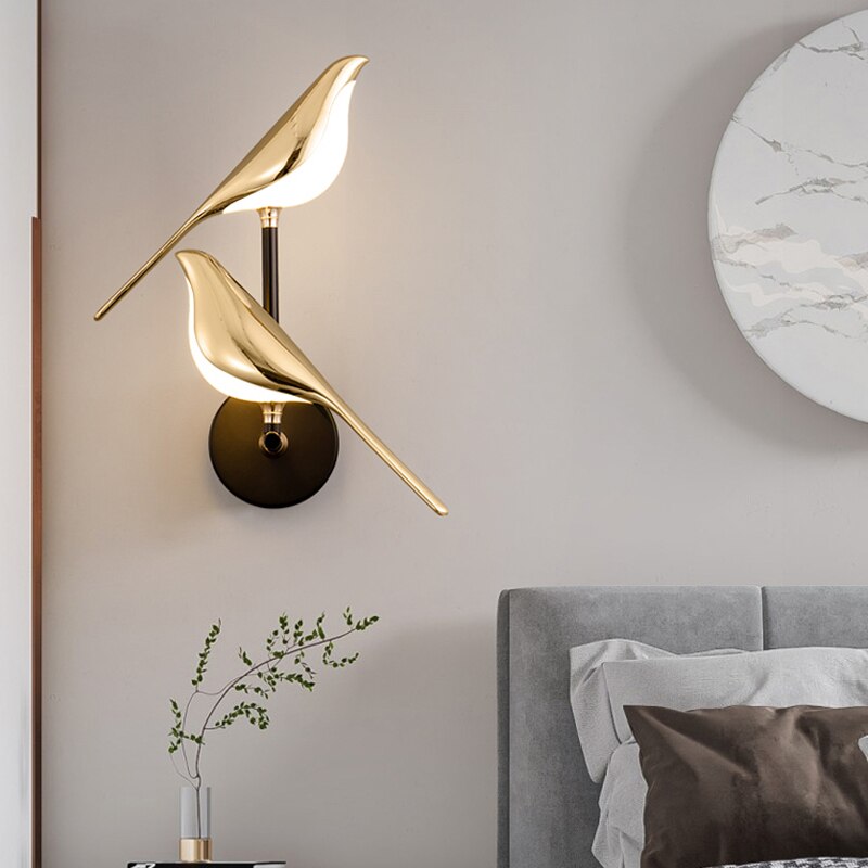 LumiVogel wall lamp bird shape