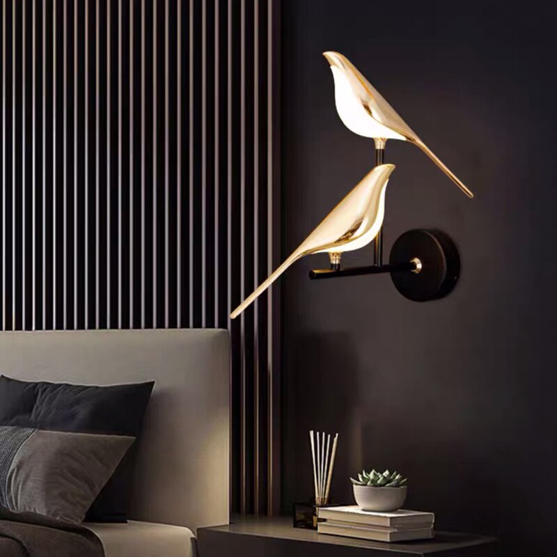 LumiVogel wall lamp bird shape