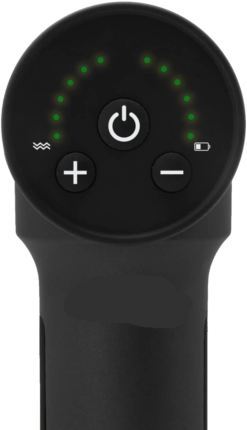 Portable massage device with impact therapy and interchangeable attachments