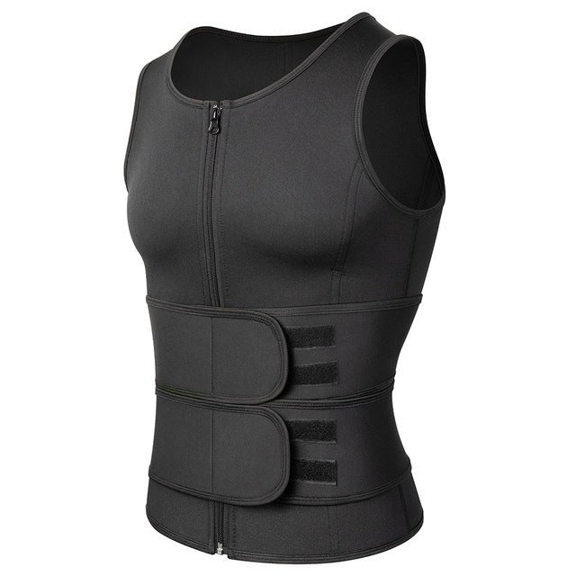 Men’s Sweat Vest Core-Shaping Fitness Vest for Faster Fat Burn