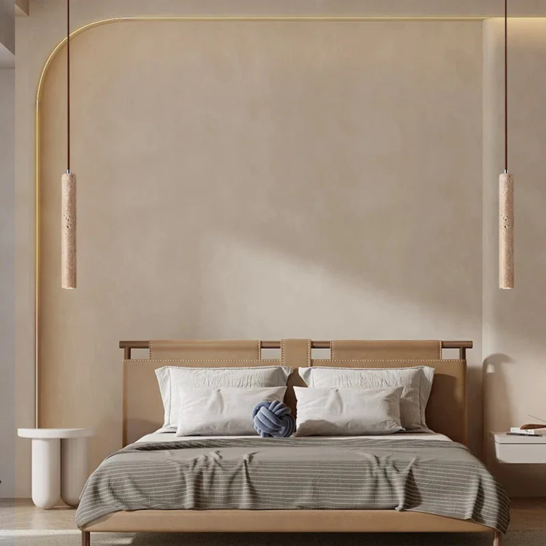 Modern Minimalist Wabi-Sabi Style LED Chandelier Pendant Light