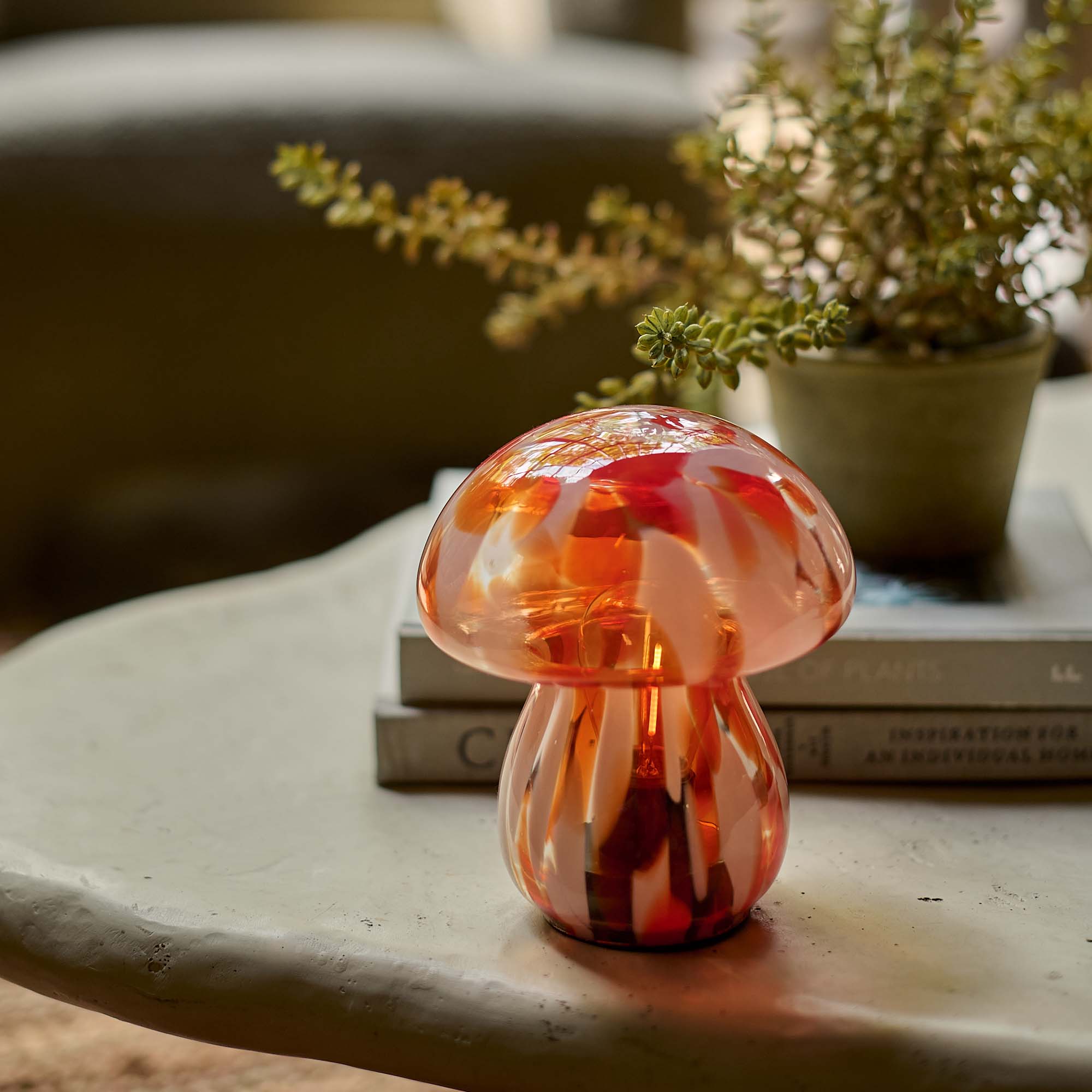 Mushroom Portable LED Table Lamp Cordless Decorative Light