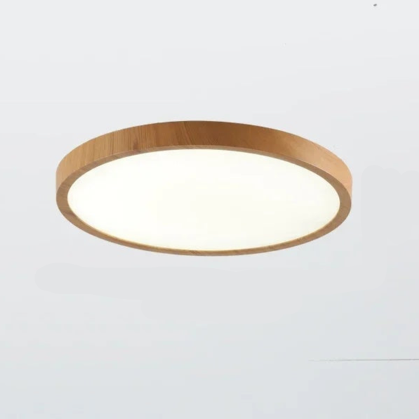 Ultra-slim Round LED Ceiling Light in Modern Dimmable Lamp with 3 Lighting Modes