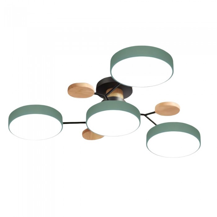 Modern LED Ceiling Light with Branched Design and Round Light Discs