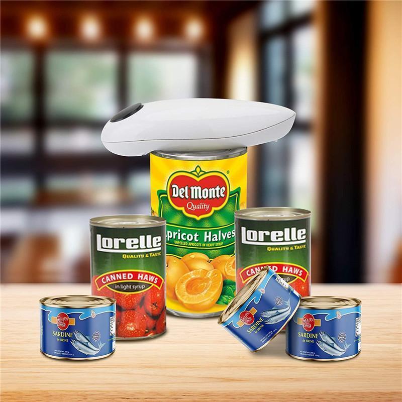 Electric One Touch Can Opener Effortless Kitchen Gadget